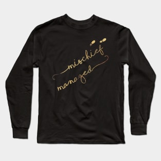 Mischief Managed (black) Long Sleeve T-Shirt